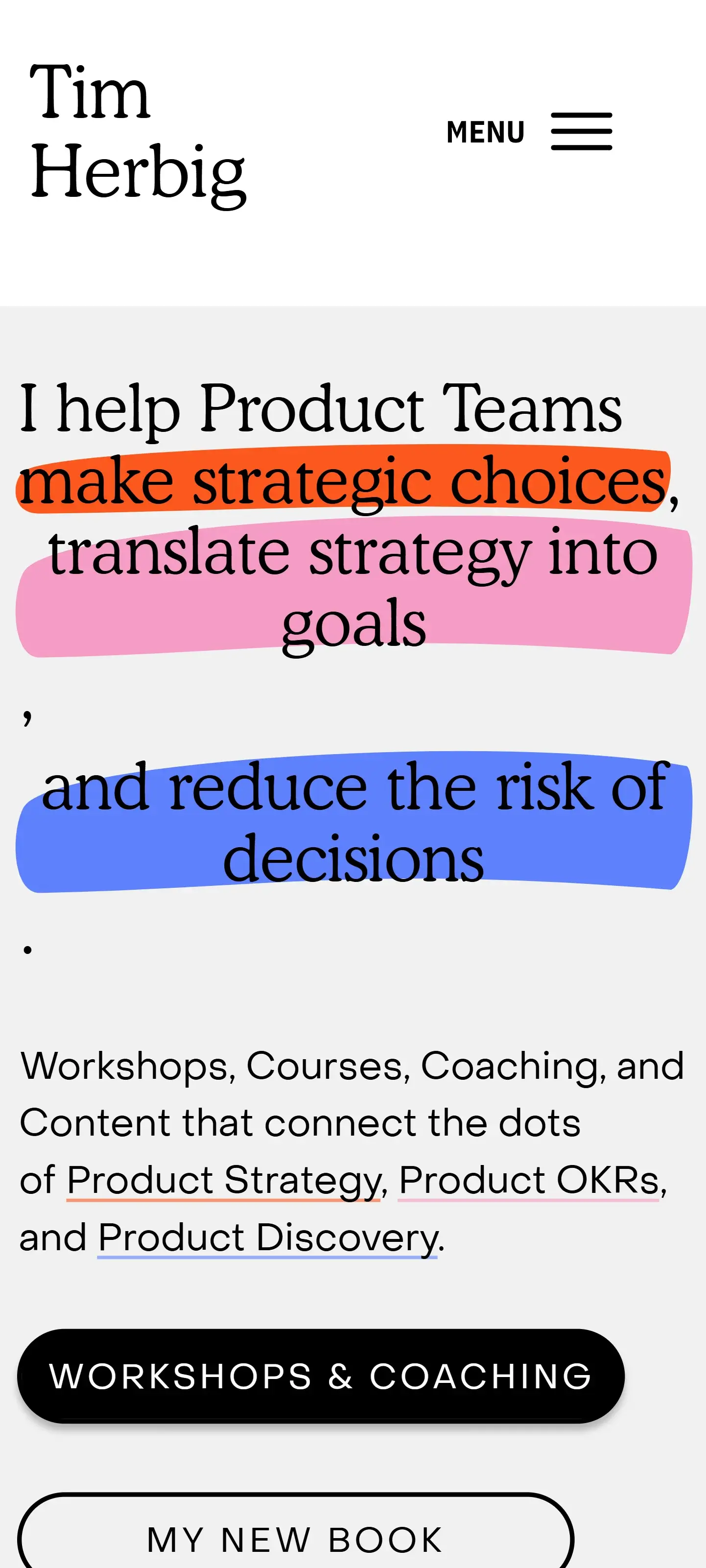 Figma Design & WordPress Implementation — mobile view