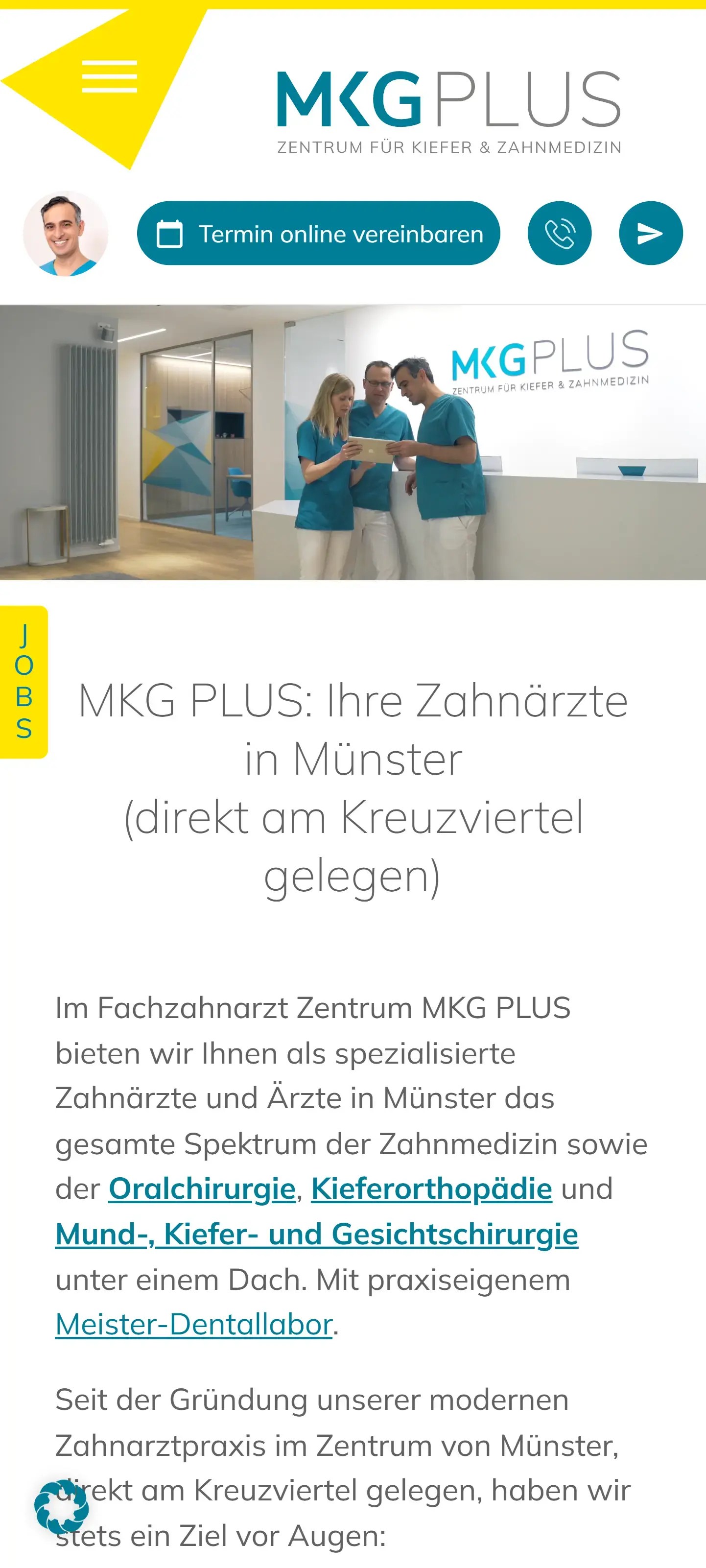 Figma Design, WordPress Build & Custom Functionality — mobile view